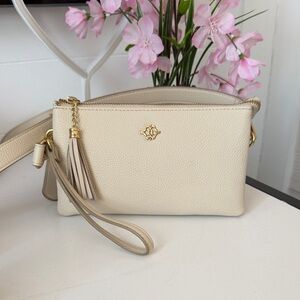 Cream Crossbody Bag